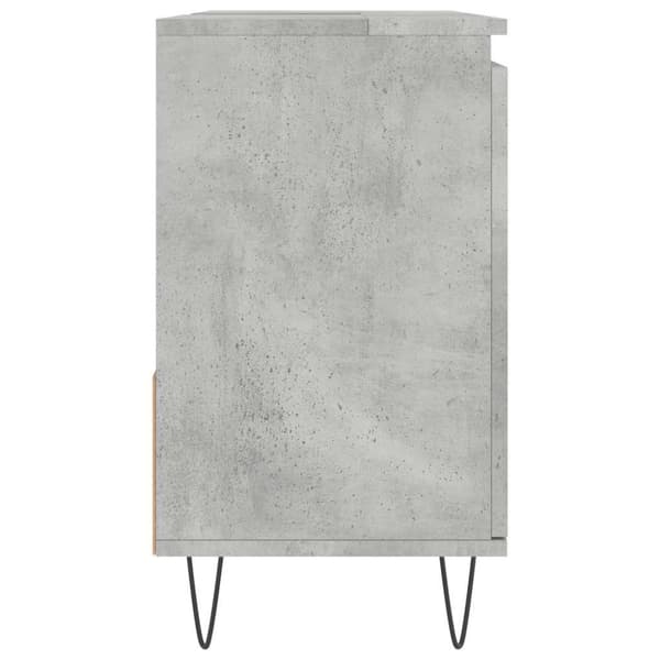 vidaXL badeværelsesskab 65x33x60 cm konstrueret træ betongrå