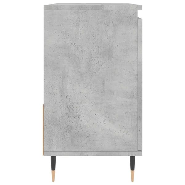 vidaXL badeværelsesskab 65x33x60 cm konstrueret træ betongrå