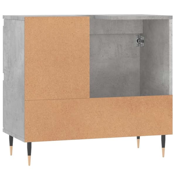 vidaXL Badrumsskåp betonggrå 65x33x60 cm konstruerat trä