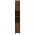 Miniatyrbilde 5 av 11: vidaXL Baderomsskap brun eik 30x30x190 cm konstruert tre