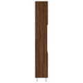 Miniatyrbilde 7 av 11: vidaXL Baderomsskap brun eik 30x30x190 cm konstruert tre