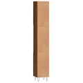 Miniatyrbilde 8 av 11: vidaXL Baderomsskap brun eik 30x30x190 cm konstruert tre
