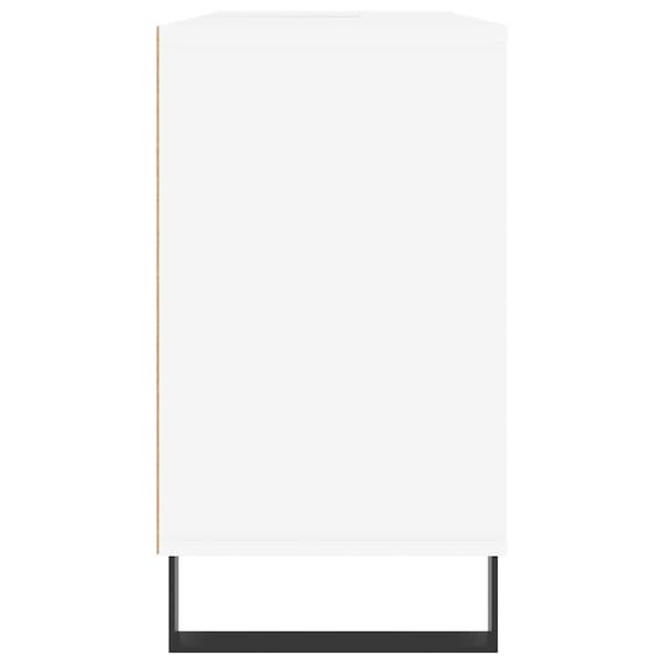 vidaXL badeværelsesskab 80x33x60 cm konstrueret træ hvid