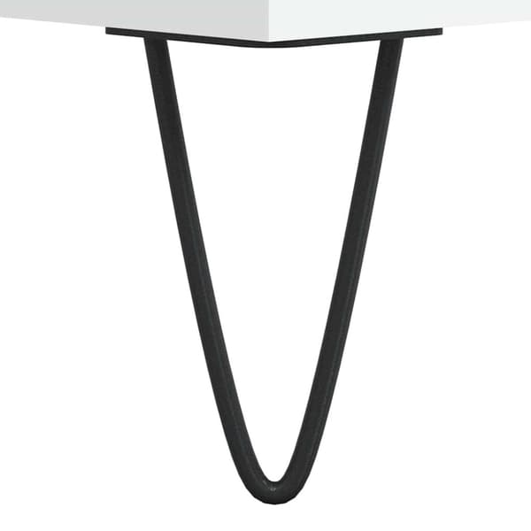 vidaXL badeværelsesskab 80x33x60 cm konstrueret træ hvid