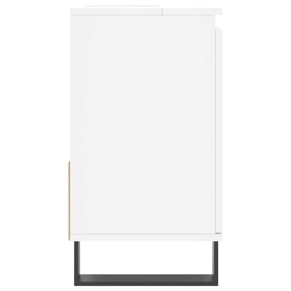 vidaXL Baderomsskap hvit 65x33x60 cm konstruert tre