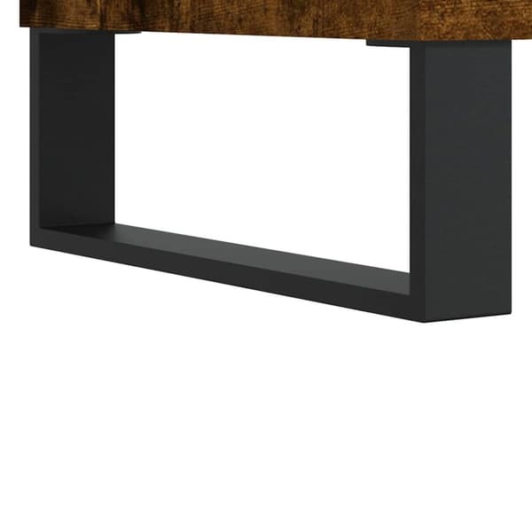 vidaXL Badrumsskåp rökfärgad ek 65x33x60 cm konstruerat trä