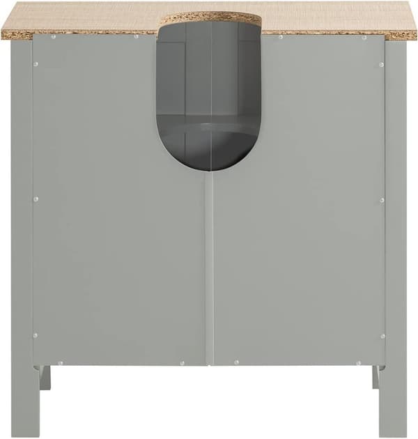 Rootz Under vask skab Badeværelse - Vaskeskab - Badeværelses opbevaringsskab med dobbeltdøre - B60 x D30 x H60cm