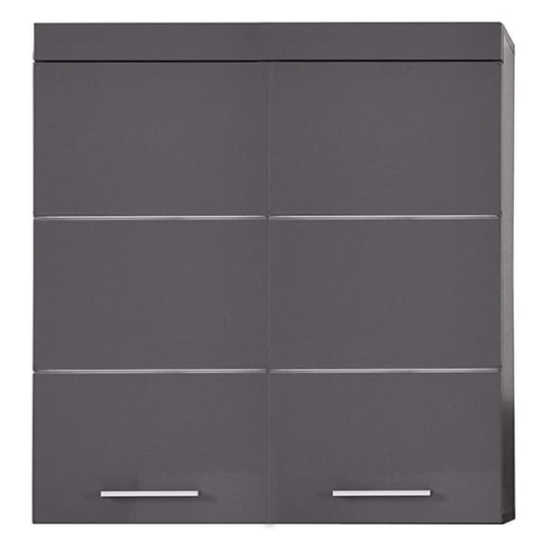 Rootz Väggskåp - Badrumsskåp - Högblank - 73 x 77 x 23cm