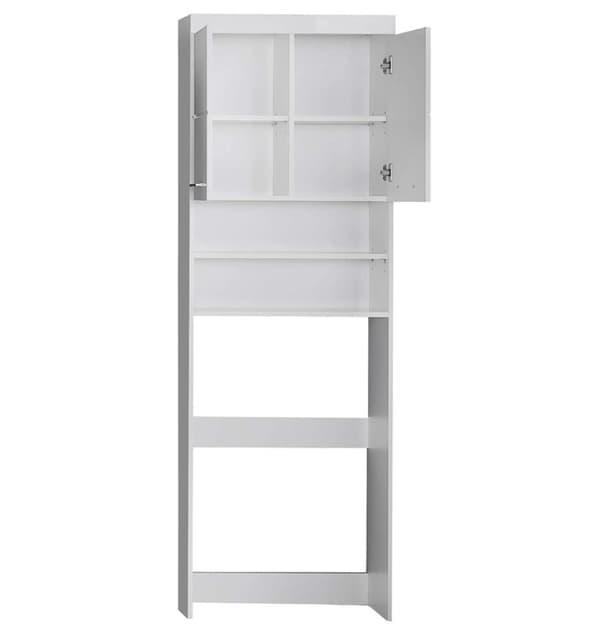 Rootz Badeværelsesskab - Vaskemaskineskab - Højglans - 63 x 187 x 24cm
