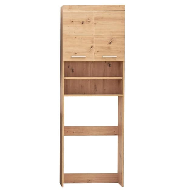 Rootz Badrumsskåp - Tvättmaskinsskåp - Högglans - 63 x 187 x 24cm