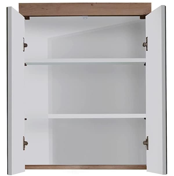 Rootz Badrumsskåp - Spegel - Högblank - 60 x 77 x 17cm