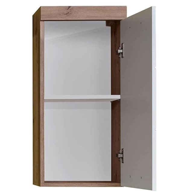 Rootz Väggskåp - Badrumsskåp - Högblank - 37 x 77 x 23cm