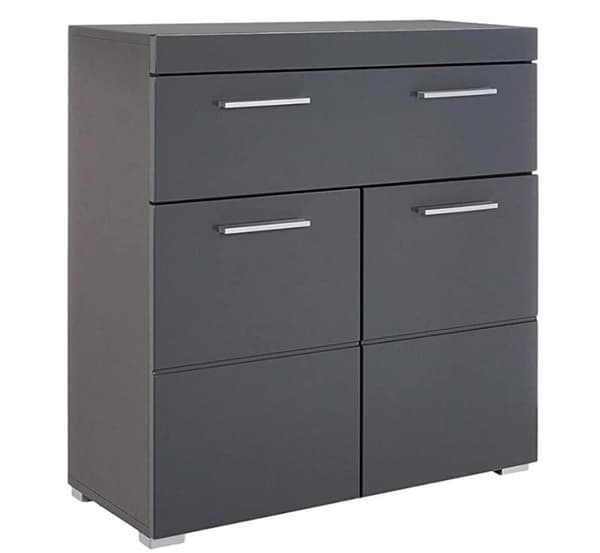 Rootz Badrumsskåp - Skåp - Högblank - 73 x 79 x 31 cm
