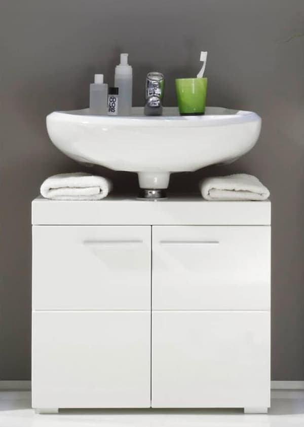 Rootz Badrumsset - Badrumsskåp - Högglans - 60 x 190 x 34cm