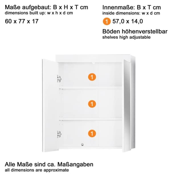 Rootz Badrumsset - Badrumsskåp - Högblank - 112 x 190 x 34cm