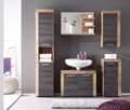 Miniatyrbild 4 av 5: Rootz Bathroom cabinet - Storage cabinet - Brown - 72 x 56 x 34 cm