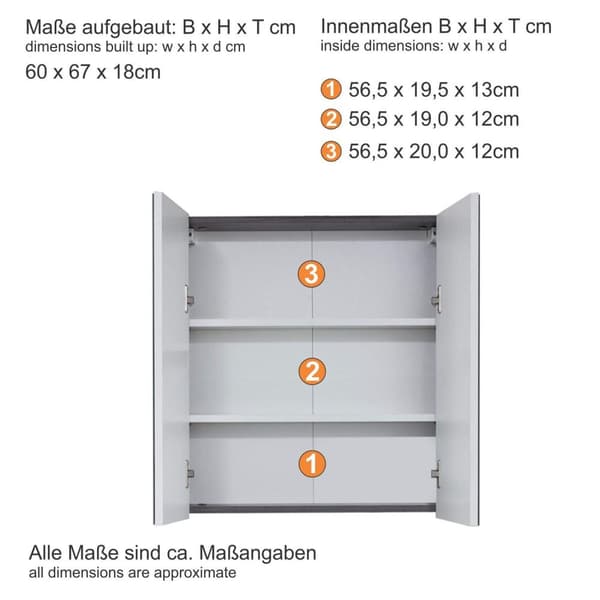 Rootz Bathroom Mirror Cabinet - Reflection Unit - Vanity Storage - Wall Organizer - Bath Fixture - Reflective Shelf - Washroom Holder - White High Glo