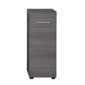 Miniatyrbillede 1 af 7: Rootz Standing Cabinet - Storage Unit - Furniture Piece - Home Organizer - Shelving Solution - Smoke Silver - 30x76x30cm