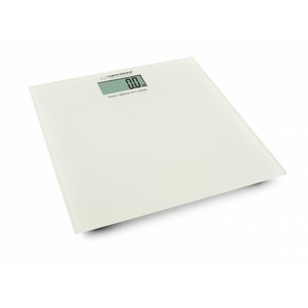 Digital Badrumsvåg Esperanza EBS002W Vit Glas
