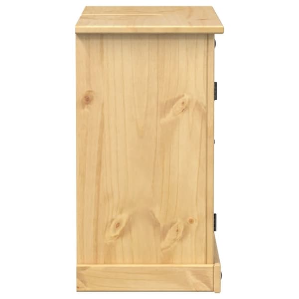 vidaXL Kylpyhuoneen pesuallaskaappi Corona 73x33x60 cm täysi mänty