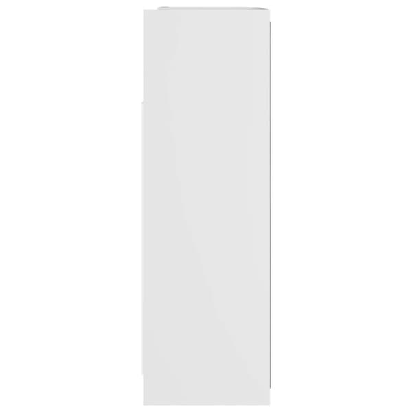 vidaXL Spegelskåp för badrum vit 62,5x20,5x64 cm konstruerat trä -  Badrumsunderskåp