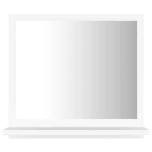 vidaXL Badrumsspegel vit 40x10,5x37 cm konstruerat trä -  Badrumsunderskåp