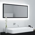Pikkukuva 2 / 11: vidaXL LED-kylpyhuonepeili musta 100x8,5x37 cm akryyli -  Kylpyhuoneen kampauspöydät