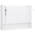 Pikkukuva 8 / 11: vidaXL LED kylpyhuoneen peilikaappi valkoinen 80x15x60 cm MDF -  Kylpyhuoneen kampauspöydät