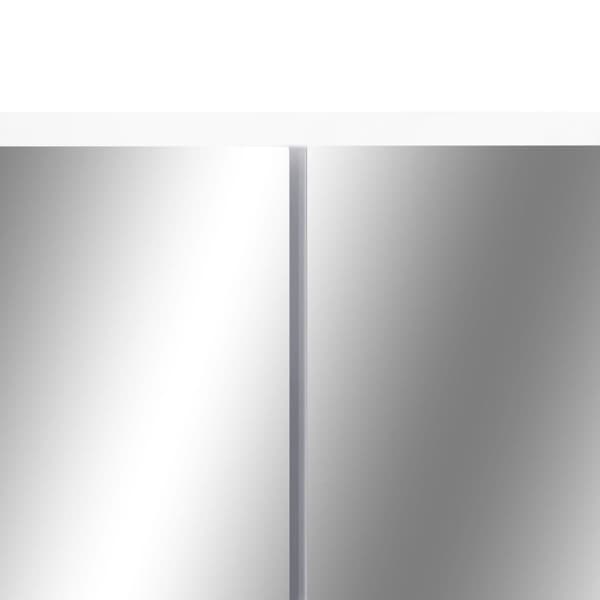 vidaXL LED kylpyhuoneen peilikaappi valkoinen 80x15x60 cm MDF - Kylpyhuoneen kampauspöydät