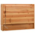 Miniatyrbild 7 av 10: vidaXL LED-Spegelskåp för badrum ek 80x15x60 cm MDF -  Badrumsunderskåp