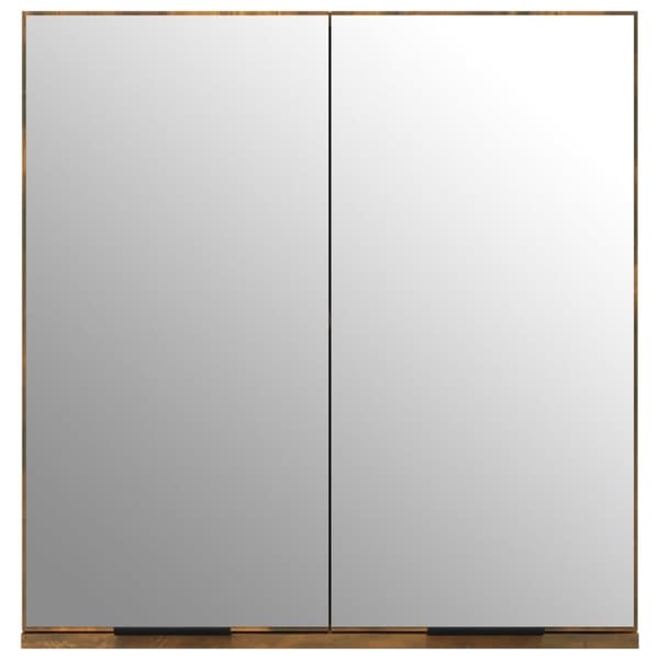 vidaXL Kylpyhuoneen peilikaappi savutammi 64x20x67 cm -  Kylpyhuoneen kampauspöydät