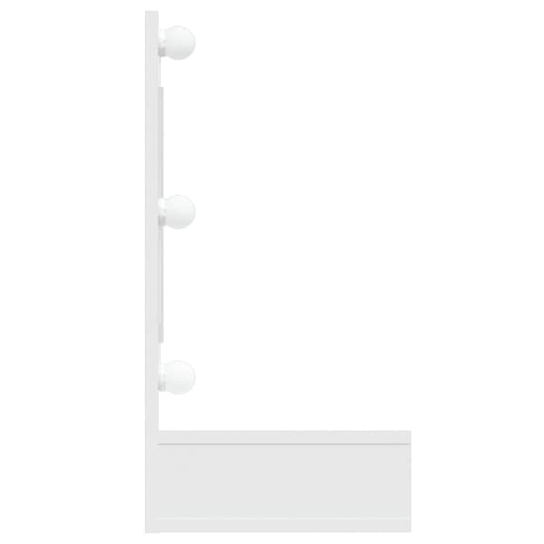 vidaXL Peilikaappi LED-valoilla valkoinen 90x31,5x62 cm -  Kylpyhuoneen kampauspöydät