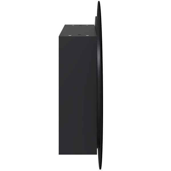 vidaXL badeværelsesskab med rundt spejl og LED-lys 54x54x17,5 cm sort -  Badeværelsesborde