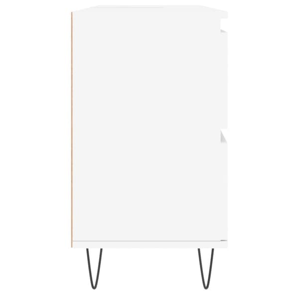 vidaXL Badrumsskåp vit 80x33x60 cm konstruerat trä -  Badrumsunderskåp