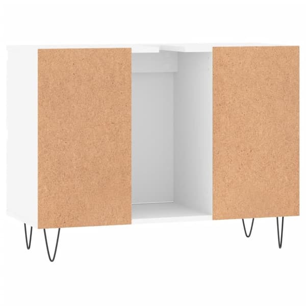 vidaXL Badrumsskåp vit 80x33x60 cm konstruerat trä -  Badrumsunderskåp