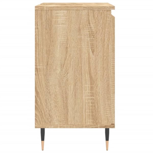 vidaXL Kylpyhuoneen kaappi Sonoma-tammi 58x33x60 cm tekninen puu - Kylpyhuoneen kampauspöydät