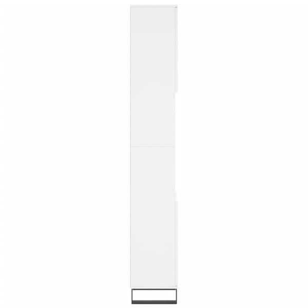 vidaXL Badrumsskåp vit 30x30x190 cm konstruerat trä -  Badrumsunderskåp