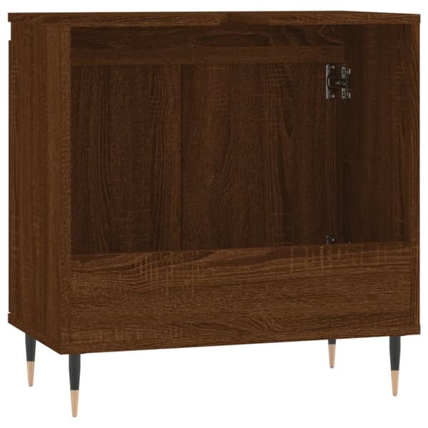 vidaXL Badrumsskåp brun ek 58x33x60 cm konstruerat trä -  Badrumsunderskåp