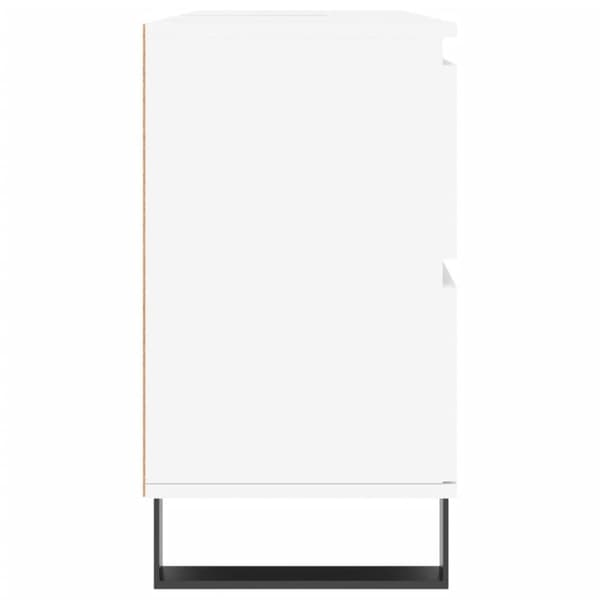 vidaXL Badrumsskåp vit 80x33x60 cm konstruerat trä -  Badrumsunderskåp