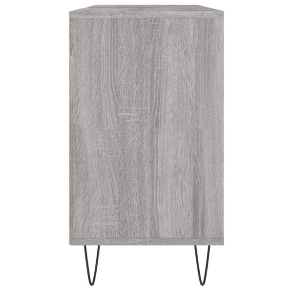 vidaXL Kylpyhuoneen kaappi harmaa Sonoma 80x33x60 cm tekninen puu -  Kylpyhuoneen kampauspöydät