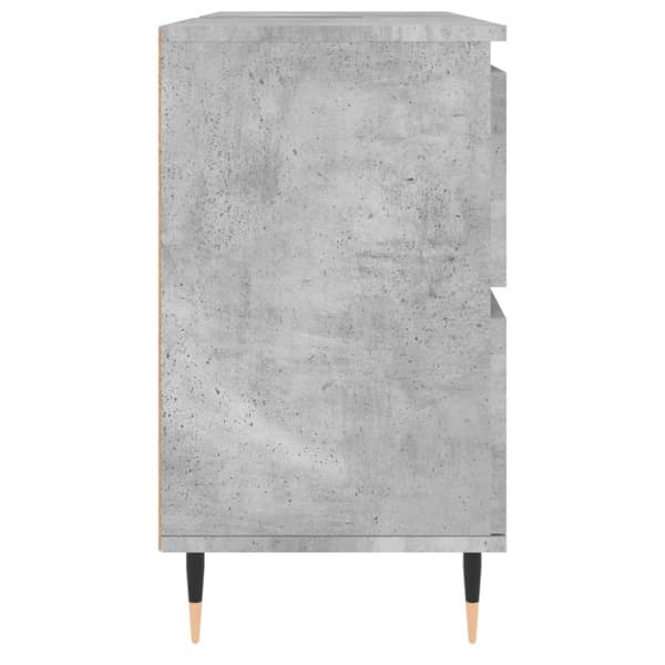 vidaXL Kylpyhuoneen kaappi betoninharmaa 80x33x60 cm tekninen puu -  Kylpyhuoneen kampauspöydät