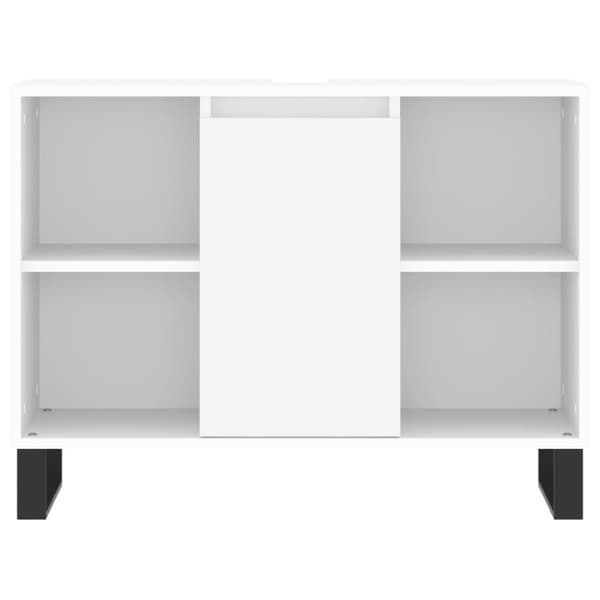 vidaXL Badrumsskåp vit 80x33x60 cm konstruerat trä -  Badrumsunderskåp