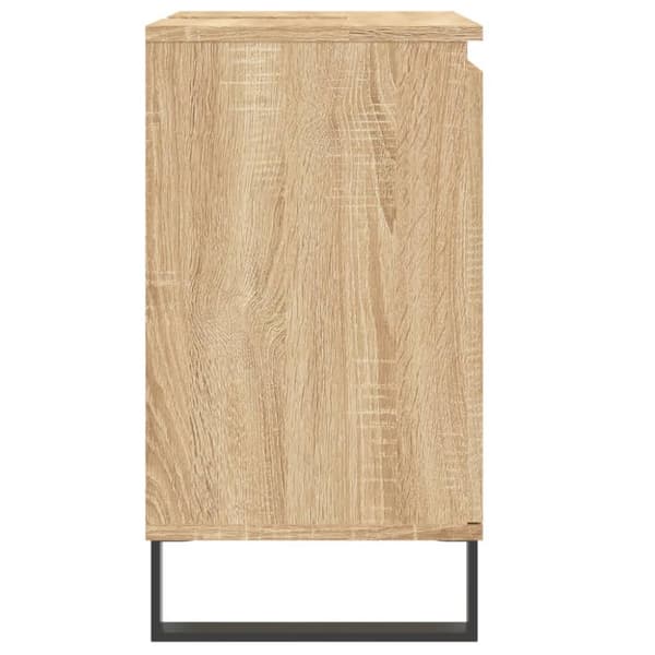 vidaXL Badrumsskåp sonoma-ek 58x33x60 cm konstruerat trä -  Badrumsunderskåp