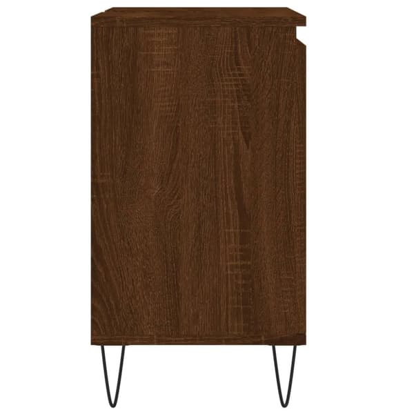 vidaXL Badrumsskåp brun ek 58x33x60 cm konstruerat trä - Badrumsunderskåp