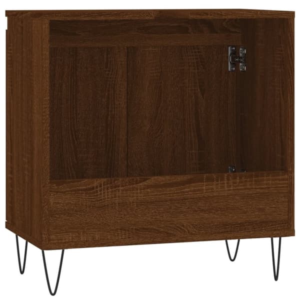 vidaXL Badrumsskåp brun ek 58x33x60 cm konstruerat trä - Badrumsunderskåp