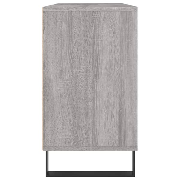 vidaXL Badrumsskåp grå sonoma 80x33x60 cm konstruerat trä -  Badrumsunderskåp