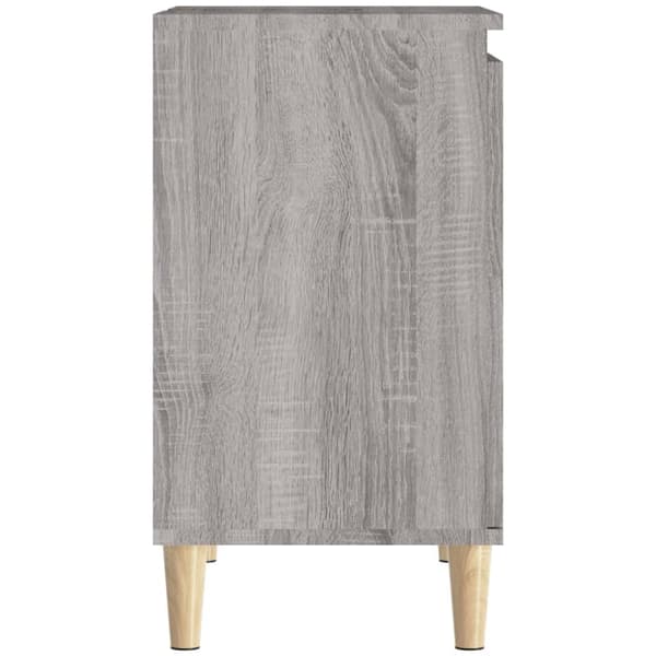 vidaXL Tvättställsskåp grå sonoma 58x33x60 cm konstruerat trä -  Badrumsunderskåp