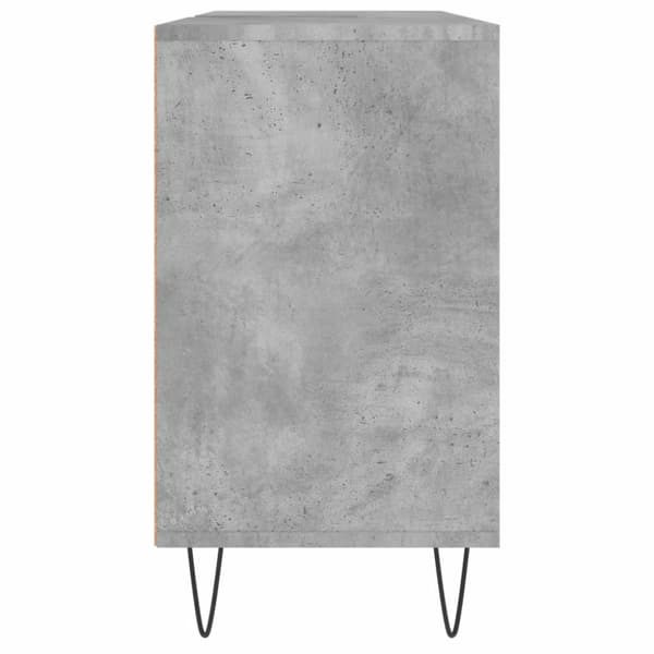 vidaXL badeværelsesskab 80x33x60 cm konstrueret træ betongrå -  Badeværelsesborde
