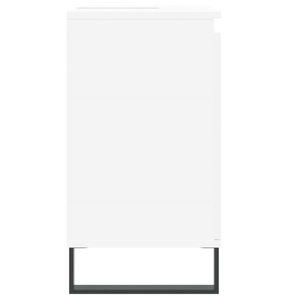 vidaXL badeværelsesskab 58x33x60 cm konstrueret træ hvid -  Badeværelsesborde