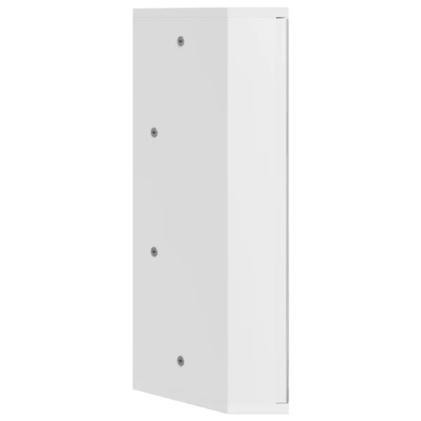 vidaXL Spegelskåp hörn vit 30x24x60 cm -  Badrumsunderskåp